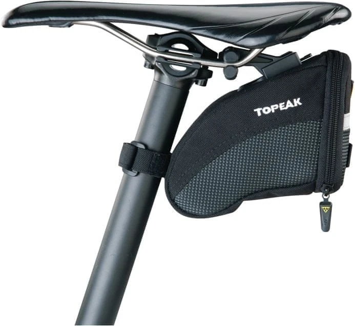 Sėdynės krepšys - TOPEAK - Aero Wedge Pack Medium - Išsiplečiantis - Juodas - 0,98 L