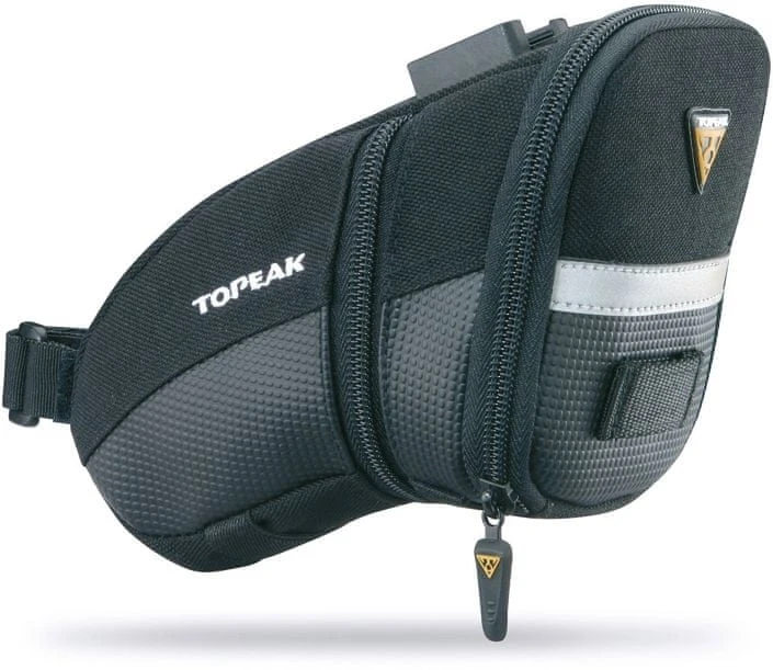 Sėdynės krepšys - TOPEAK - Aero Wedge Pack Medium - Išsiplečiantis - Juodas - 0,98 L