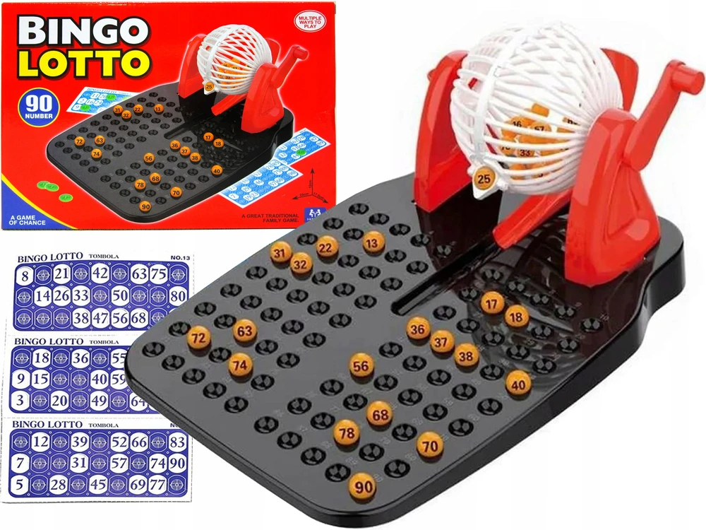 BIGTOYS Šeimos žaidimas BINGO LOTTO Arkadinis loterijos piešimo aparatas