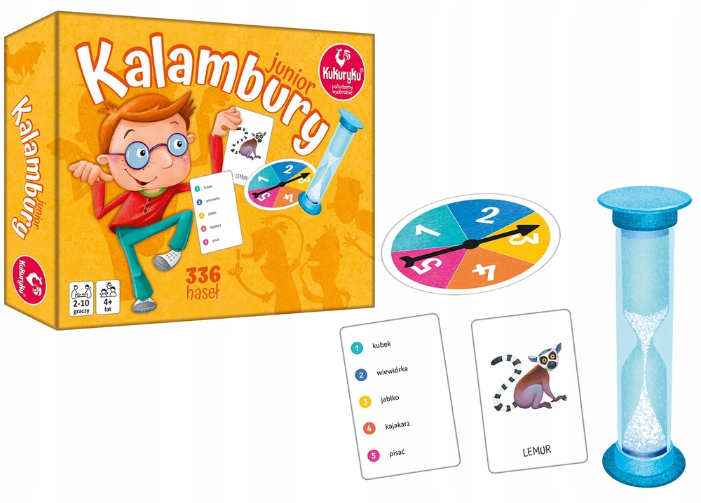 Šeimos žaidimas Kalambury Junior 336 Kukuryku Passwords 4+ jauniausiam