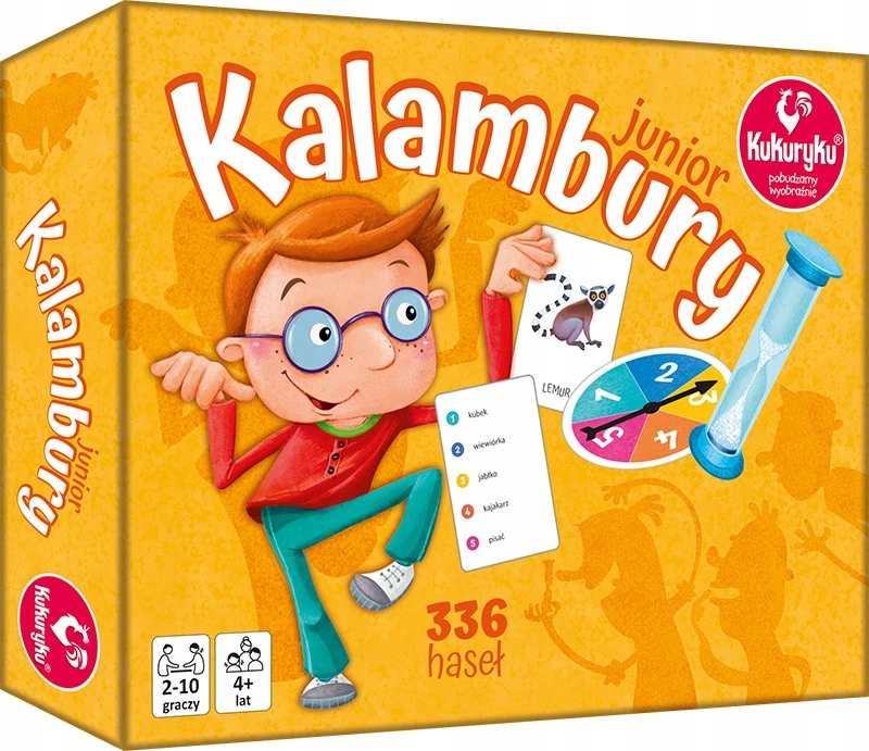 Šeimos žaidimas Kalambury Junior 336 Kukuryku Passwords 4+ jauniausiam