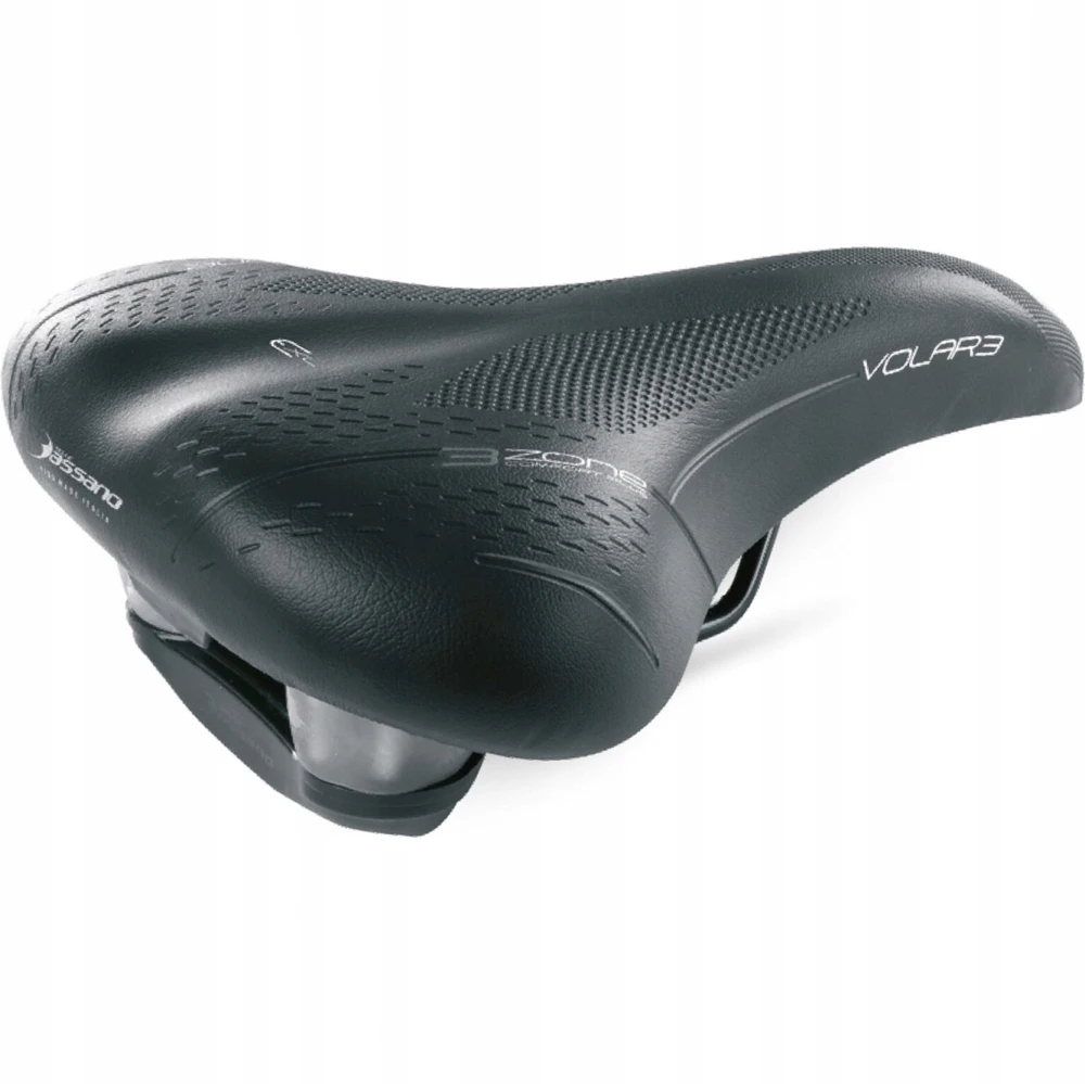 Selle Bassano Volare 3zone ELM dviračio balnas, juodas