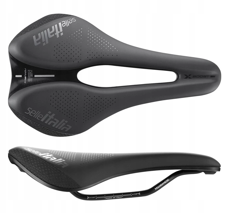 Selle Italia Novus Boost Evo X-cross Tm Superflow dviračio balnelis L3 juodas