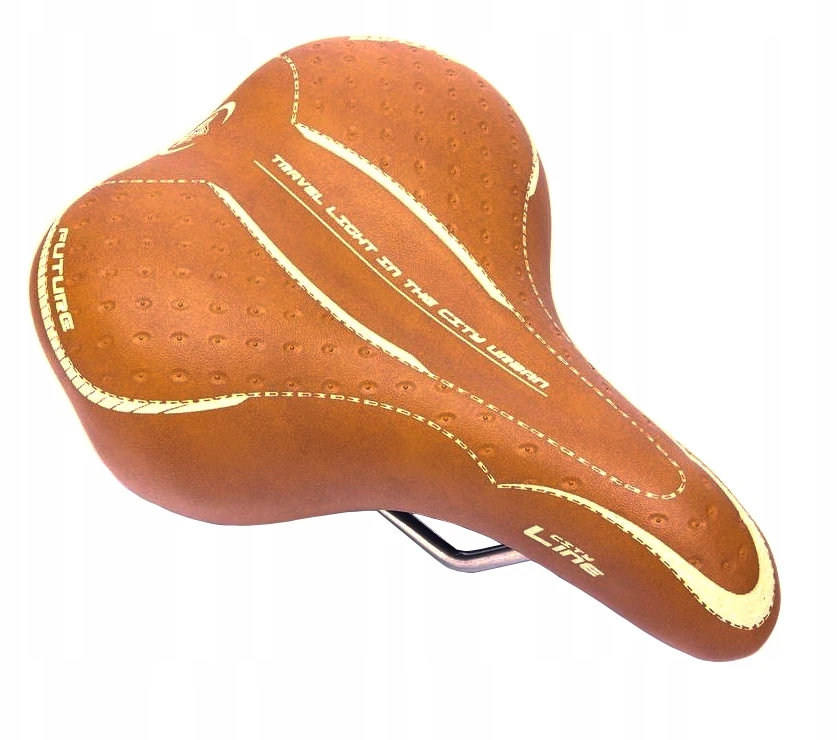 Selle Monte Grappa City Lady rudas dviračio balnelis su spyruoklėmis
