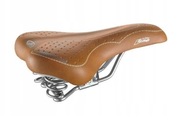 Selle Monte Grappa City Lady rudas dviračio balnelis su spyruoklėmis