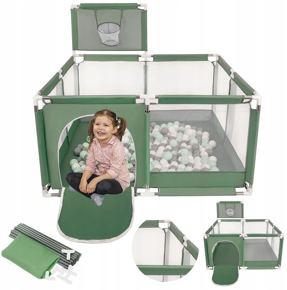 Selonis Kamuoliukų baseinas Baby Big Playground, 100 kamuoliukų