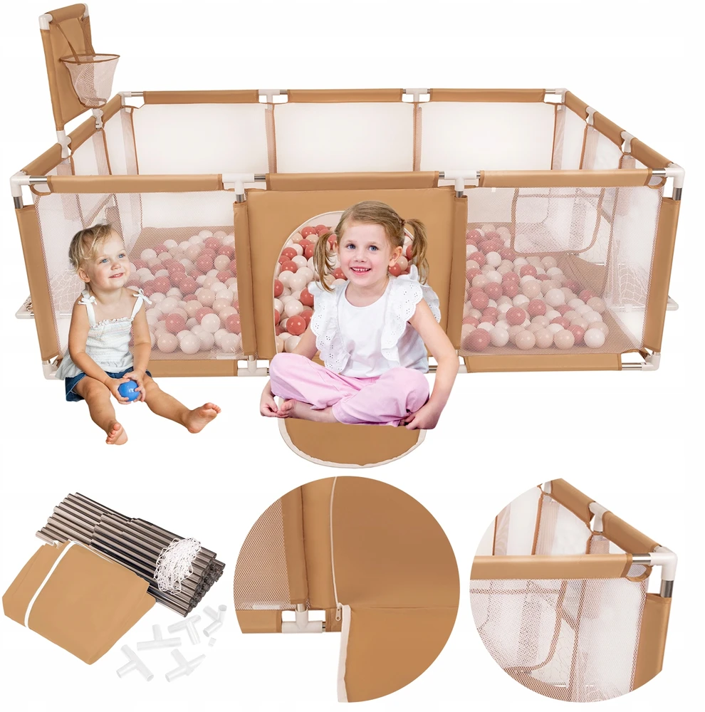 Selonis Kamuoliukų baseinas Baby Big Playground, 200 kamuoliukų