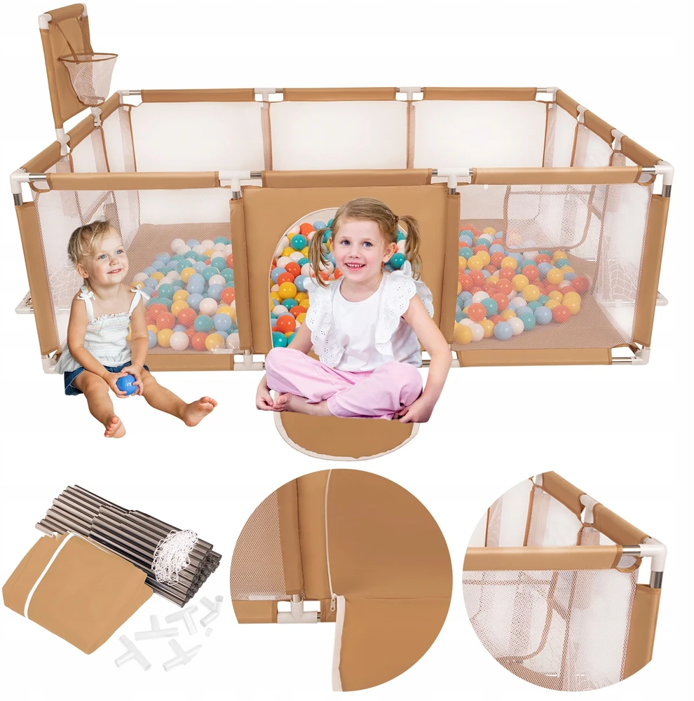 Selonis Kamuoliukų baseinas Baby Big Playground, 100 kamuoliukų