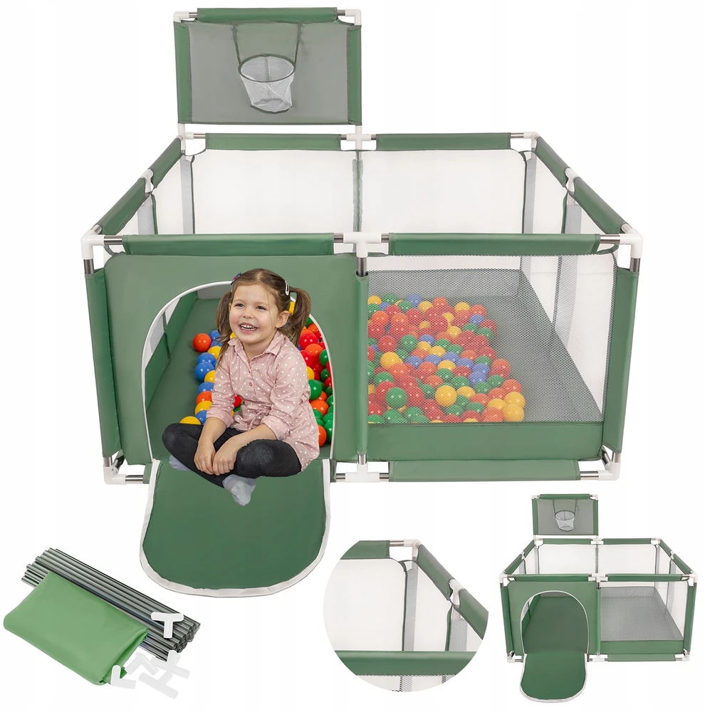 Selonis Kamuoliukų baseinas Baby Big Playground, 400 kamuoliukų