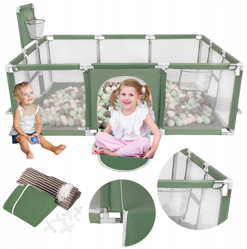 Selonis Kamuoliukų baseinas Baby Big Playground, 100 kamuoliukų