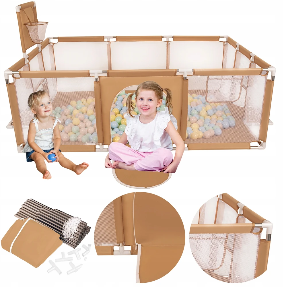 Selonis Kamuoliukų baseinas Baby Big Playground, 400 kamuoliukų