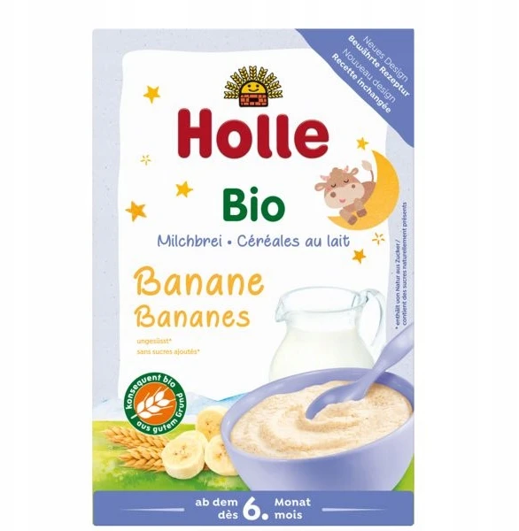 SEMOLA, PIENAS IR BANANAI IŠ 6 MC BIO 250 HOLLE