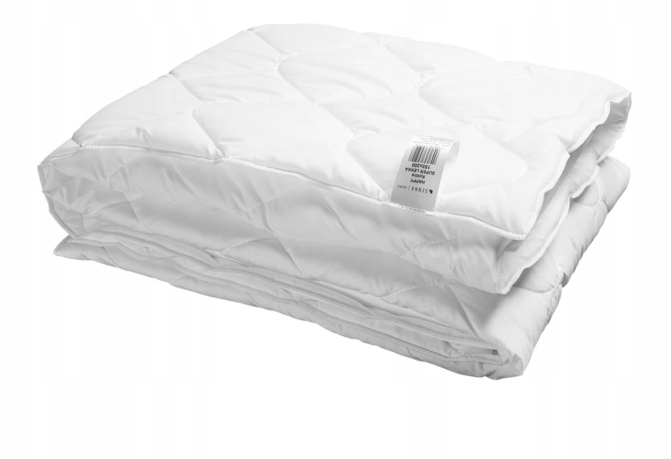 Senna Home Inter Widex Happy Anti-allergic Summer Duvet 155x200 cm, Lightweight 450g, Baltas Polyester Microfiber