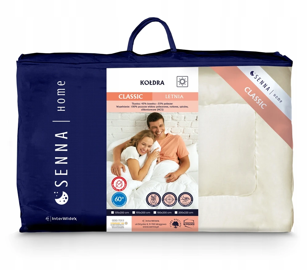 Senna Home Kołdra Classic 180x200 Inter Widex letnia