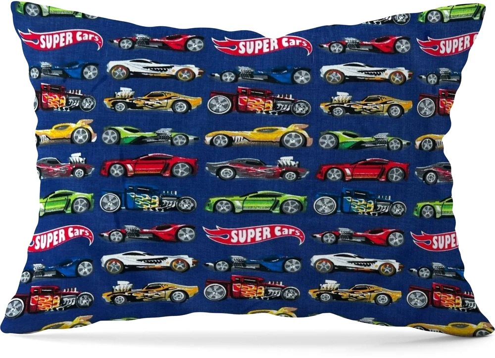 Sense Patalynė 150x200+1x35x55 100% medvilnė Auta na kołdrę Ikea Hotweels
