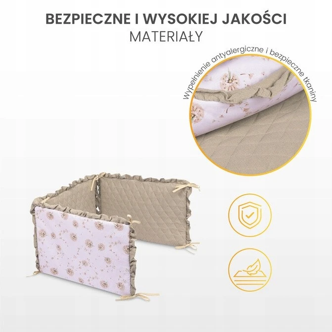 Sensillo BED BUMPER BRANCH Žalias