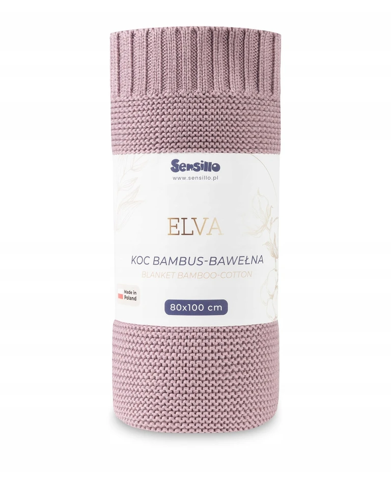 Sensillo Vaikiška antklodė ELVA 80x100 LAVENDER HIPOALERGENINĖ