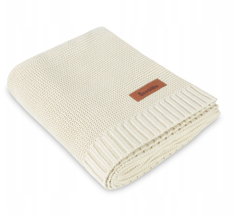 Sensillo KOC DLA DZIECKA ELVA 80X100 WARM BEIGE HIPOALERGICZNY