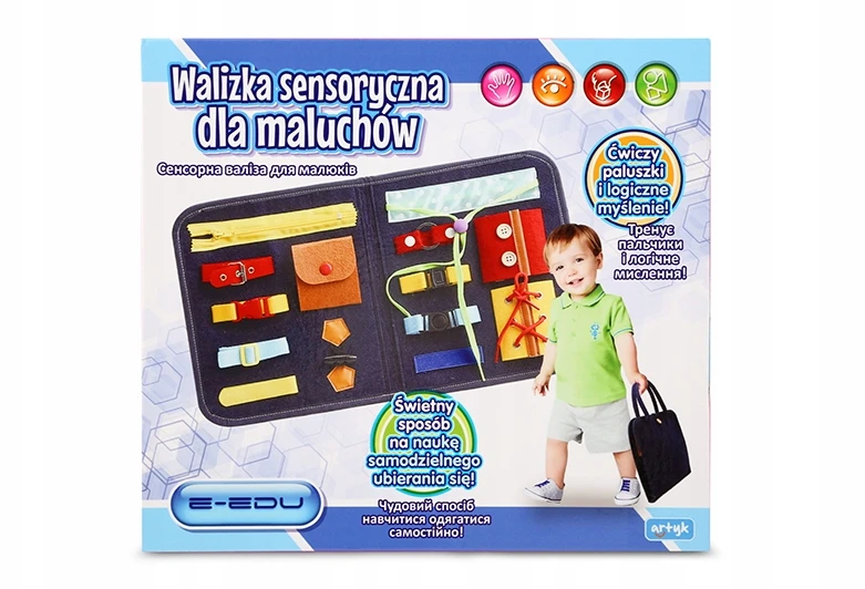 Sensorinis lagaminas vaikams E-Edu