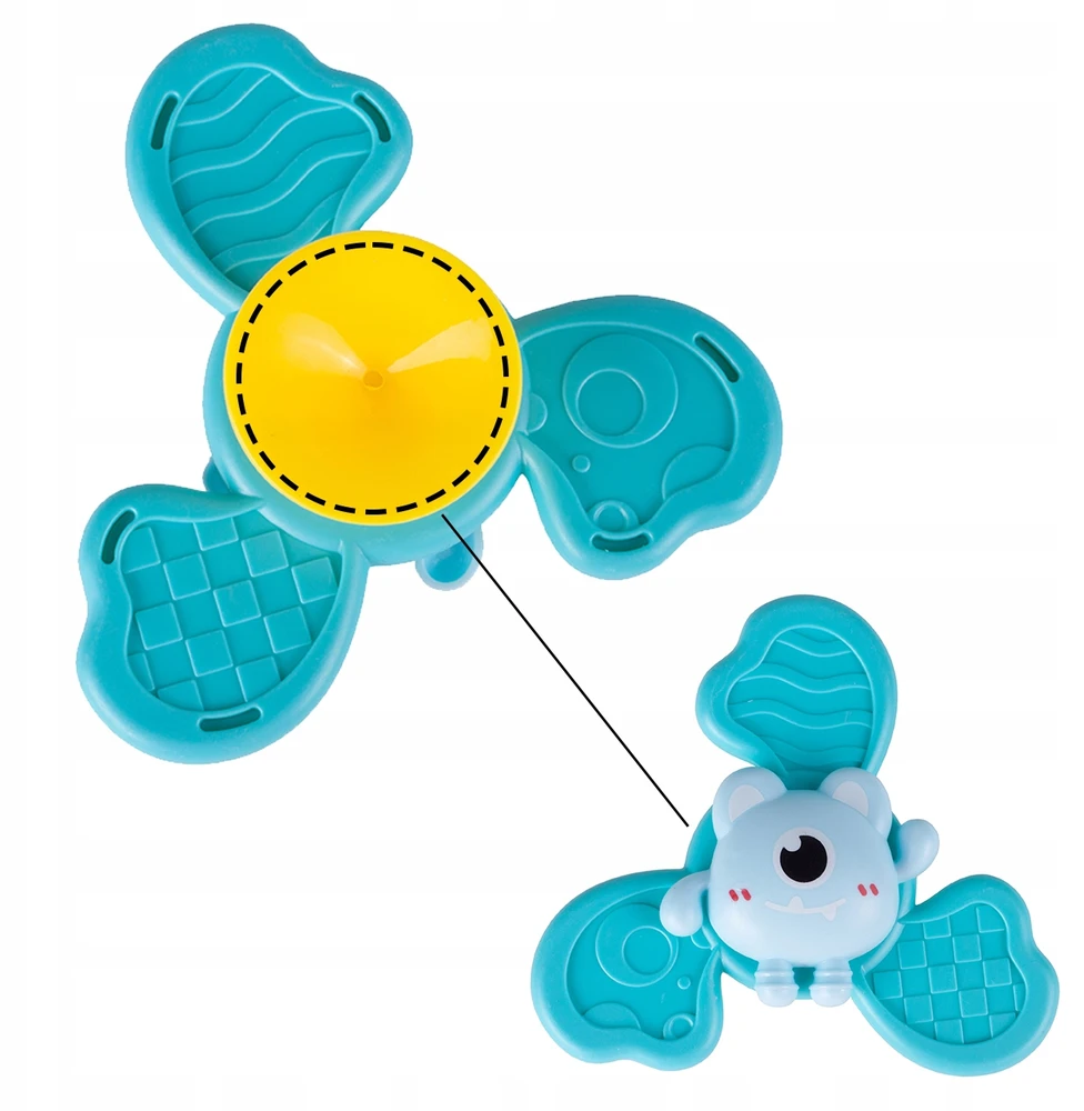 WOOPIE Lauko žaislas Spinner Paveikslas Paukštis Triušis Keičiamas 3 vnt.