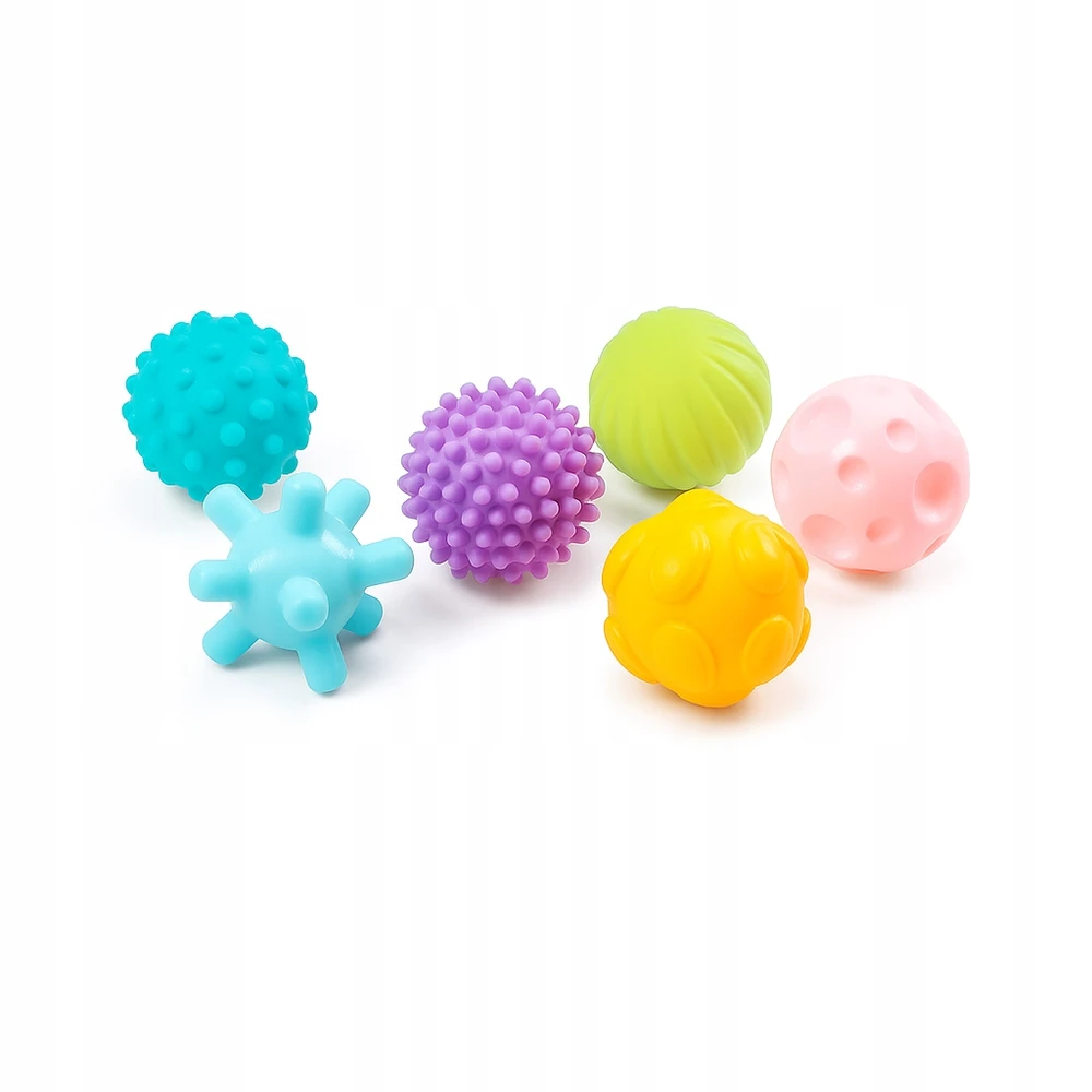 SENSORY RUTULIAI KŪDIKIAMS Smily Play Soft Teethers 6 vnt