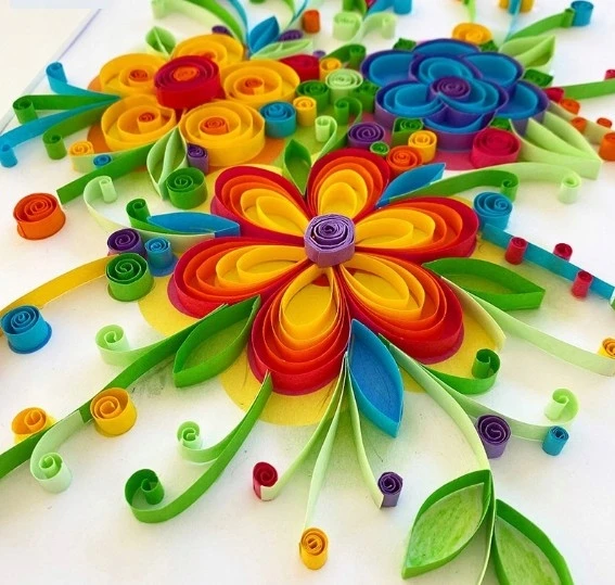 Sentosphere Sentosfera – Prancūzija – Kūrybinis rinkinys – Quilling Flowers