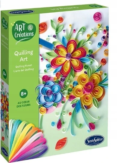Sentosphere Sentosfera – Prancūzija – Kūrybinis rinkinys – Quilling Flowers
