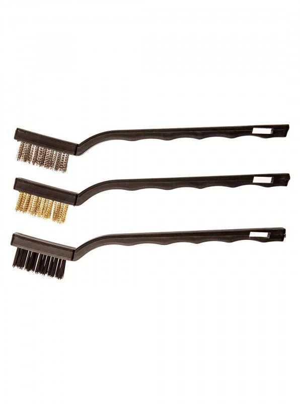 Šepečių komplektas TOP TOOLS 14a618 (3 vnt., 180 mm, varis/plienas/nailonas)