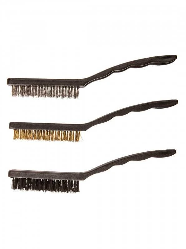 Šepečių komplektas TOP TOOLS 230 mm (varis, plienas, nailonas)