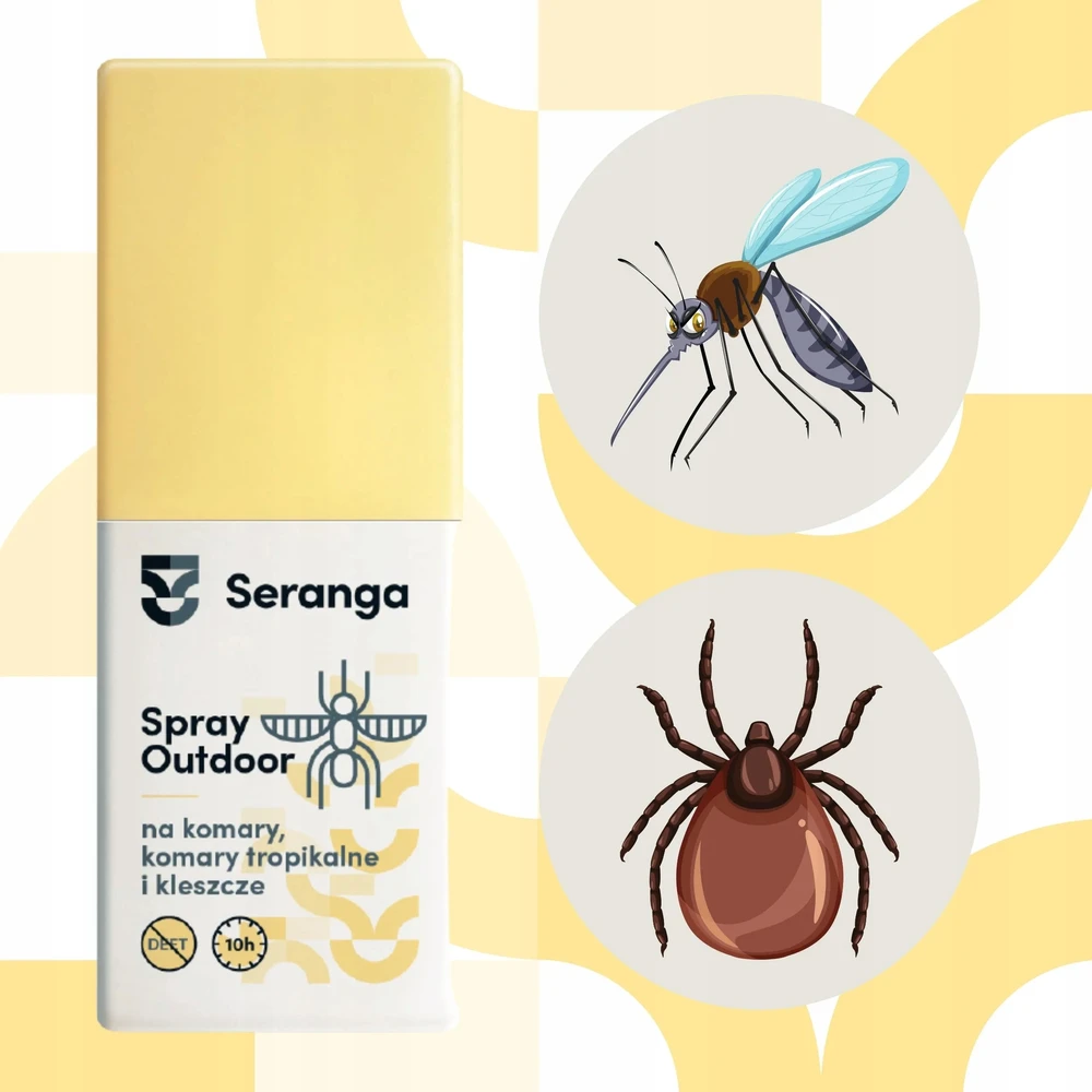 Seranga Purškiklis Outdoor 100 ml NUO ATOPINIŲ UODŲ IR ERKIŲ BE DET