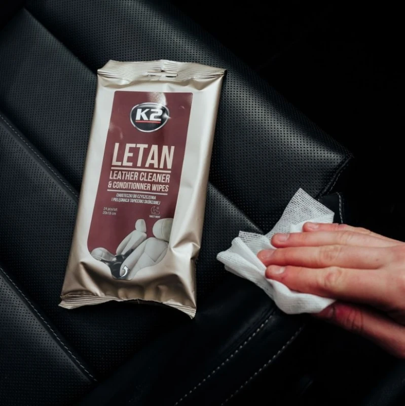 Melle K2 SERVETĖLĖS ODINIAMS APMUŠALAMS, KVAPAS SWEET NIGHT LETAN WIPES 24vnt.