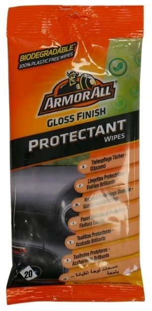 ARMORALL Servetėlės plastikiniams ir viniliniams paviršiams, matinės 20vnt