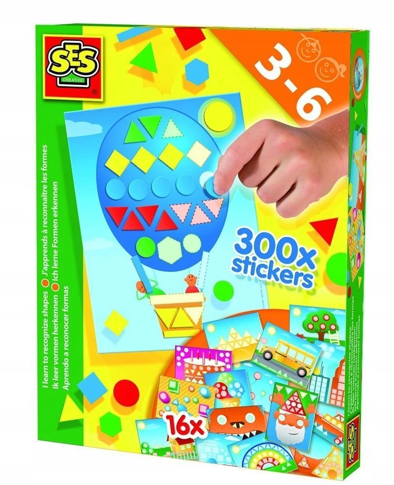 Ses_Creative Kūrybos rinkinys SES Creative Shapes 14839