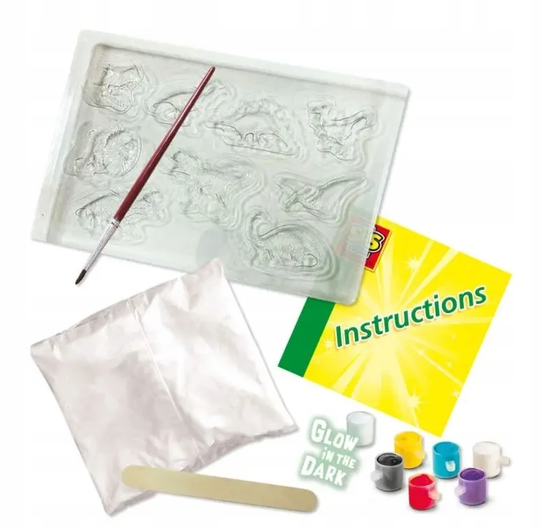 Ses Creative SES Gipso liejiniai su dinozauriniais dažais 01292 12922