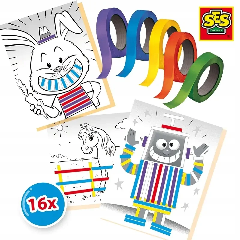 Ses Creative SES Mokausi įklijuoti 16 paveikslėlių 14810 48102