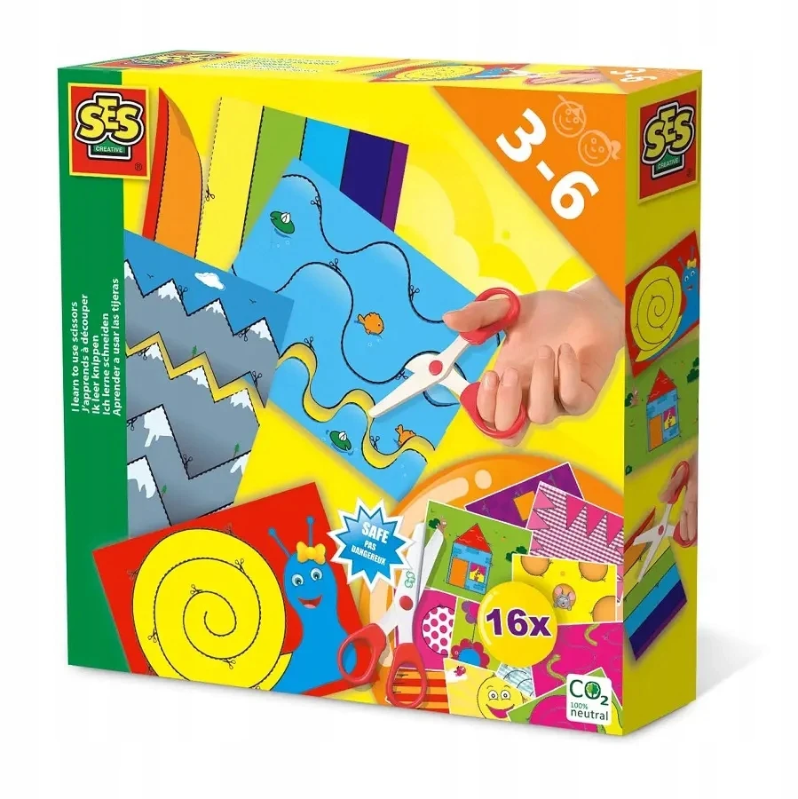 Ses Creative SES Mokausi naudotis žirklėmis 16 kortelių 14809 48096