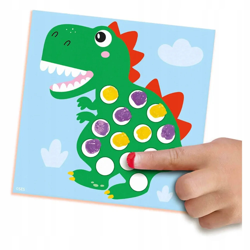 Ses Creative SES pirštų tapyba dinozaurai 14442 44425
