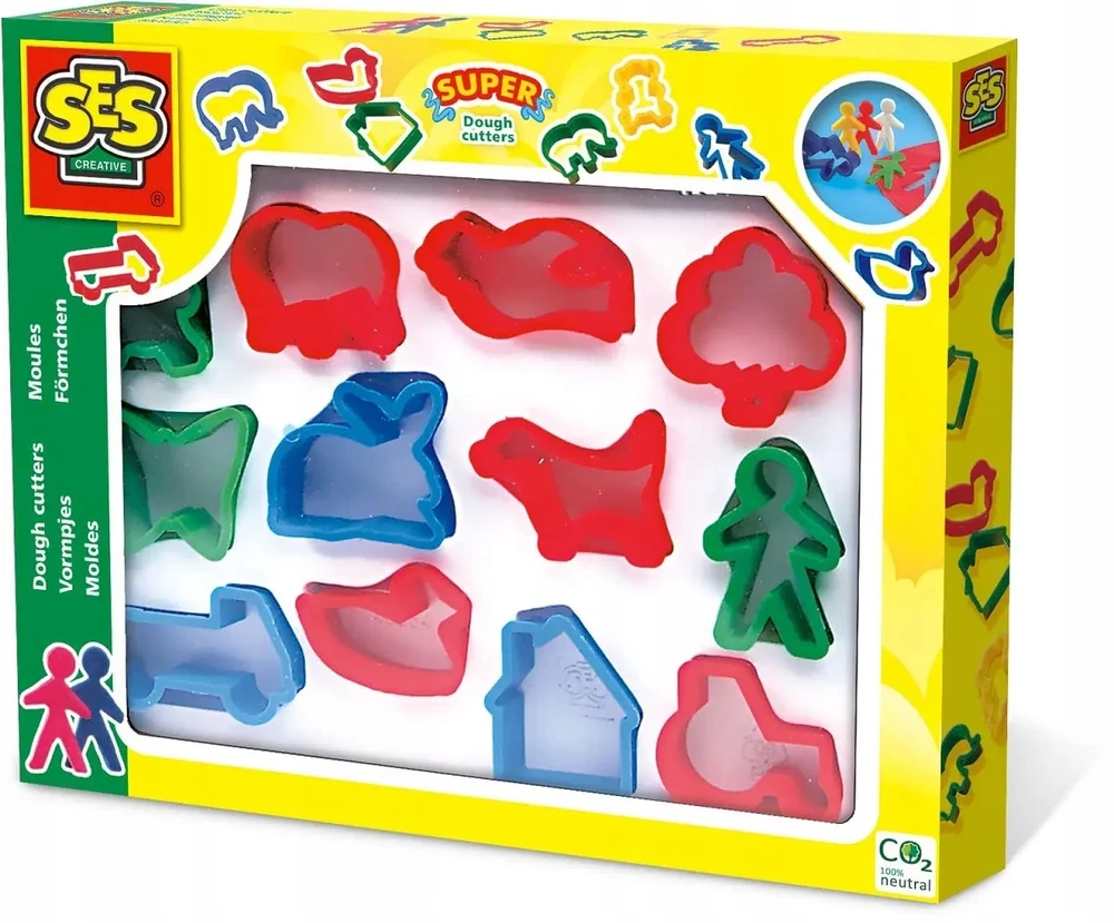 Ses Creative SES Plastikinės formos 12 vnt 00884 08840
