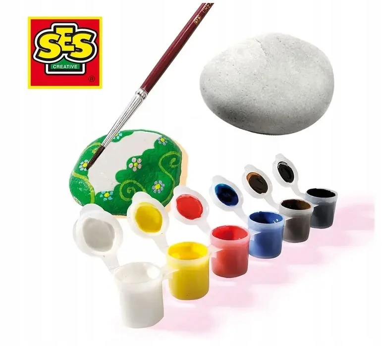 Ses Creative Ses Rinkinys akmenų tapybai su dažais