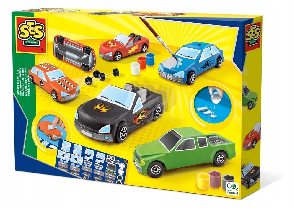 Ses Creative Ses rinkinys: liek ir dažyk automobilius