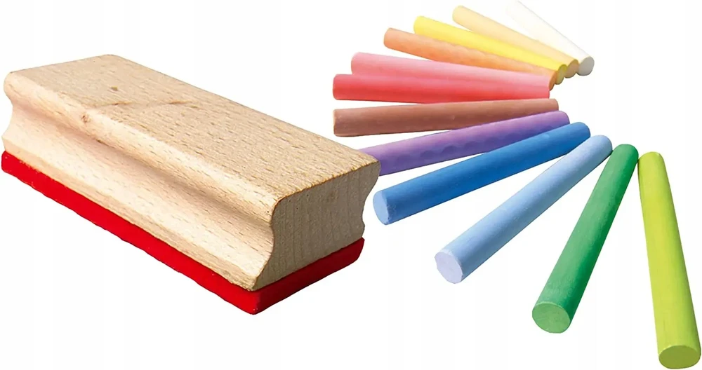 Ses Creative SES Spalvota kreida su kempine 12 spalvų 00208 02084