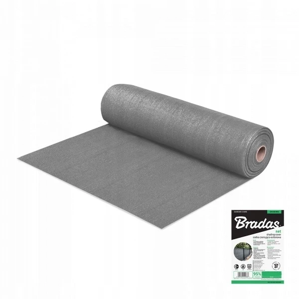 Šešėlių tinklas 95% 1,2x50m 160g PILKA
