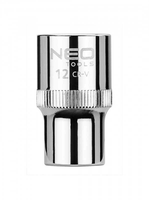 Neo Šešiakampė rakto galvutė 1/2" 12mm (08-012)