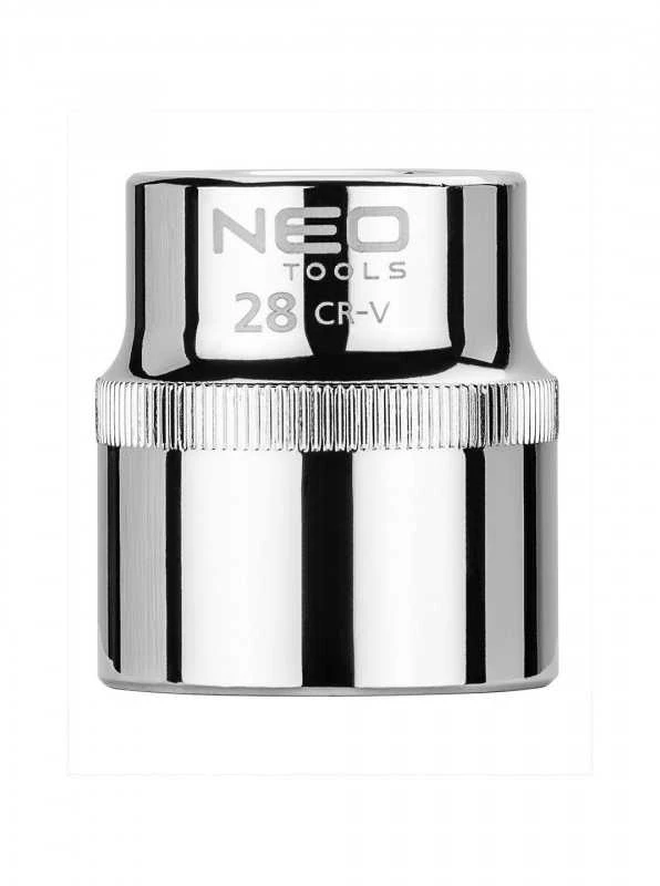 Šešiakampis lizdas Neo 1/2" 28mm 08-028
