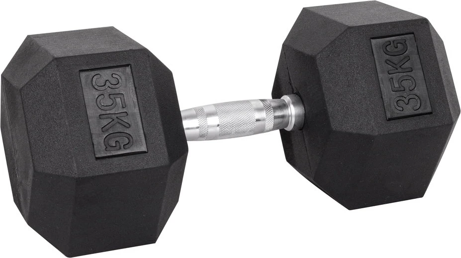 Šešiakampis hantelis inSPORTline Hexsteel 25kg