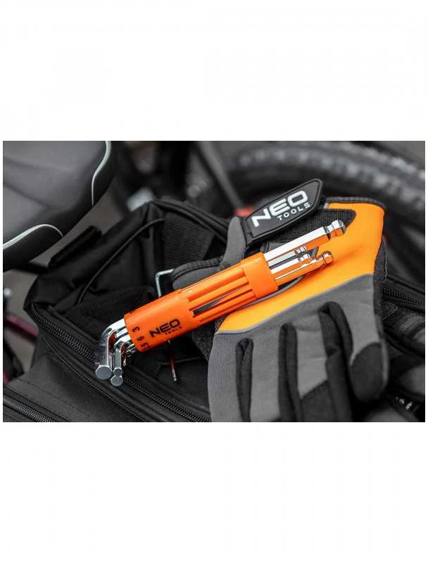 Šešiakampiai raktai NEO 09-523 (2-10 mm, 8 vnt.)