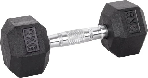 Šešiakampis hantelis inSPORTline Hexsteel 40 kg