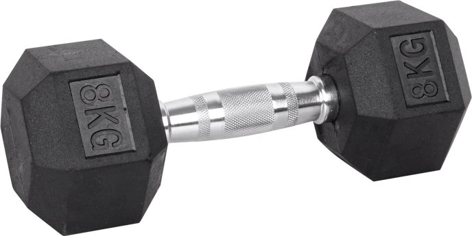 Šešiakampis hantelis inSPORTline Hexsteel 22.5kg