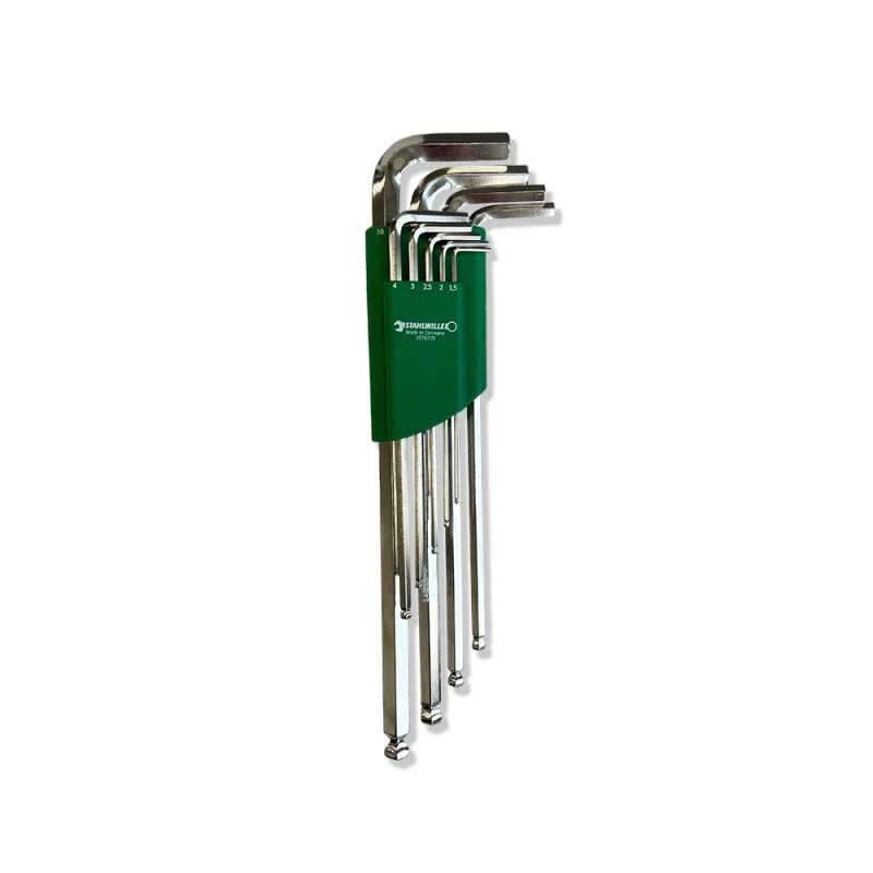 Šešiakampių raktų rinkinys Stahlwille 96432600; 1,5-10 mm; 9 vnt.