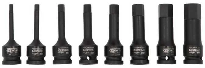 1/2" šešiakampių smūginių galvučių rinkinys KS TOOLS